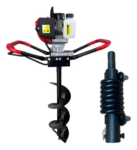 Pocera Manual Con Motor Gasolina Con Espiral 52cc Equus