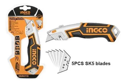 Trincheta Ingco Huk6118 C/ 5 Repuestos