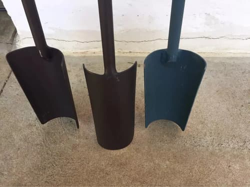 Pala De Hacer Pozos Poso Primera Calidad 1.65 Alto Negro