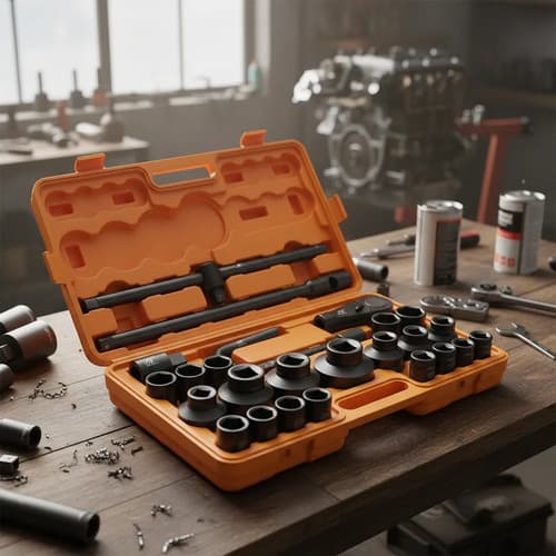Set Dados Juego 3/4 26 Piezas 21 Al 65mm Calidad Premium Negro