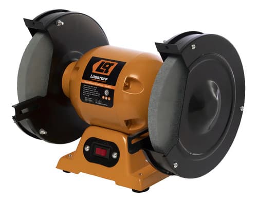 Amoladora De Banco 550w Lusqtoff Color Naranja Frecuencia 50 Hz