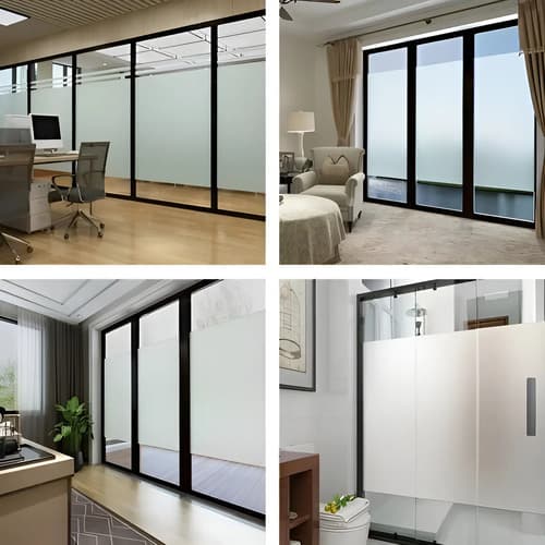 Vinilo Arenado Esmerilado P/ Vidrio - 60 Cm X 10 M Adhesivo