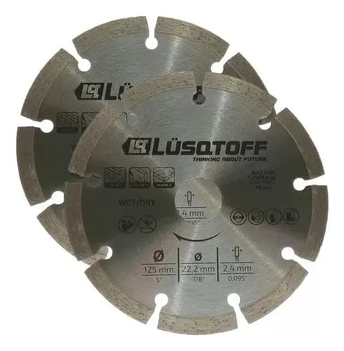 Acanaladora De Pared Muro Lusqtoff 1500w Industrial 2 Discos