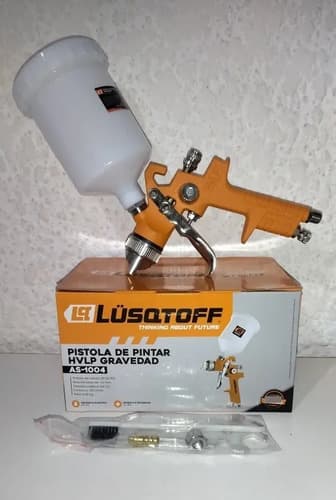 Pistola De Pintar Neumática Hvlp 1.4mm, 600cc, Plástico