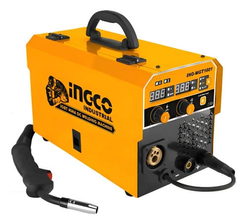 Soldadora Inverter Mma Tig Mig 160 Amp Ingco Ing - Mgt1601 Amarillo