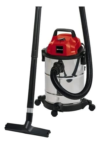 Aspiradora Industrial Einhell Expert Tc-vc 1820 S De Tambor 20 L Para Líquidos Y Sólidos Rojo/plata