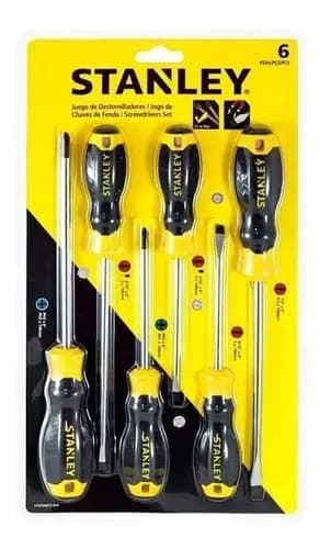 Juego De Desarmadores 6 Piezas 60-060s Stanley
