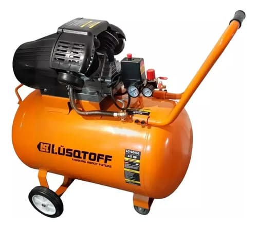 Compresor De Aire Eléctrico Monofásico Lüsqtoff Lc40100 50 Hz Naranja Monofásica