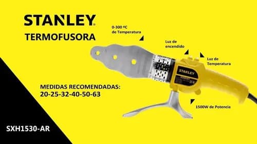 Termofusora 1500w Stanley 6 Sxh1530