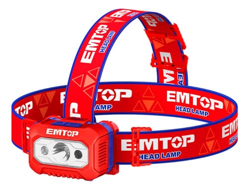 Linterna De Cabeza 200 Lumens Blanco Rojo