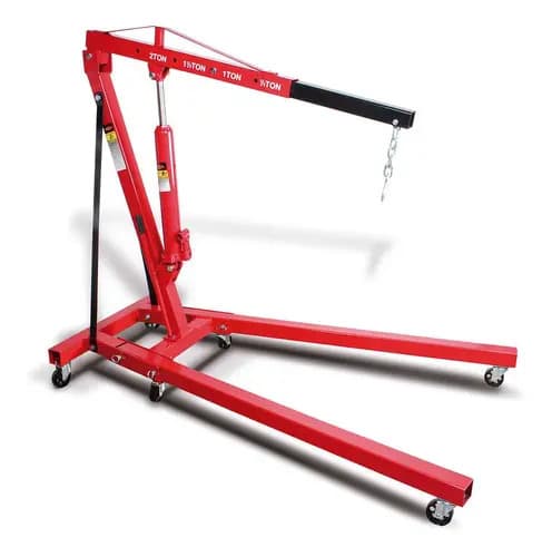 Pluma Hidráulica Plegable Automotriz Motor 2ton Hessen Pro
