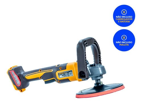 Lustra Pulidora A Bateria 7pLG P20s Brushless Apli2018 Ingco Amarillo