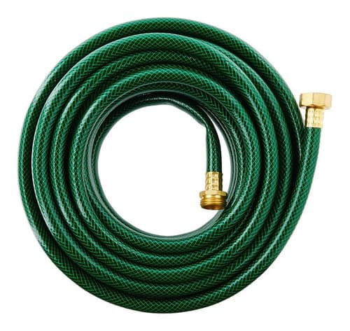 Manguera Jardin 25 Metros Conexion Metal Truper Man-25x1/2r Color Verde