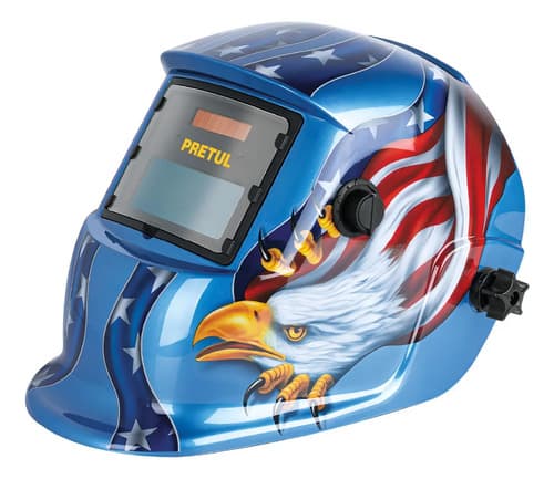 Careta Electrónica P/soldar, Águila, Sombra 9 A 13 29011 Color Azul Acero