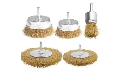Cepillos De Alambre Chato Copa Set 5 Wadfow