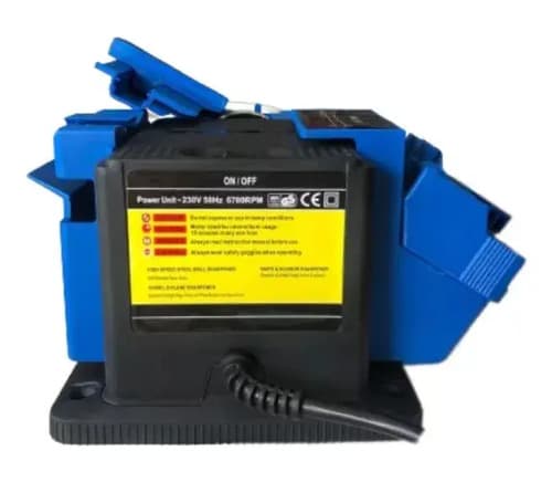Maquina Afiladora De Mechas Multiuso Cuchillos 65w. Hnt Azul