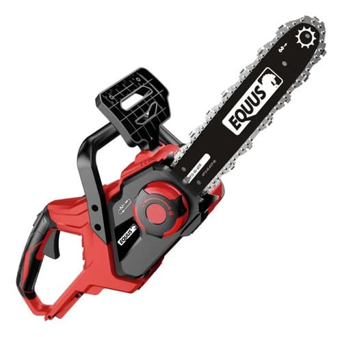 Motosierra Inalámbrica Equus 12 20v Con Bateria Y Cargador Rojo 50/60