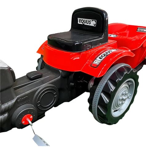 Tractor A Pedal Para Niños Equus Rojo