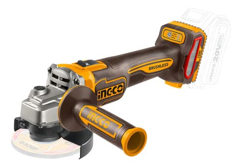 Amoladora Angular 4 1/2 115mm P20s 1200w Ingco Cagli221153 Amarillo 50hz/60hz Naranja