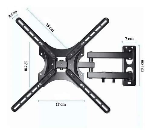 Soporte De Tv Lcd Led Triarticulado 16 32 40 42 47 50 55