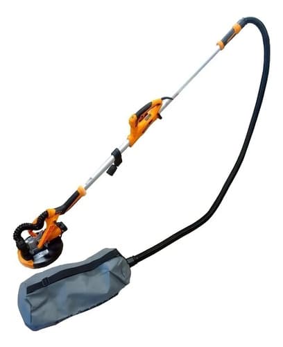 Lijadora Aspiradora Yeso Pared Techo Con Bolsa Lusqtoff Color Naranja Frecuencia 50 Hz