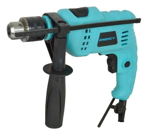 Taladro Percutor Eléctrico Energy 550w 13mm 2800rpm 2900gpm Turquesa