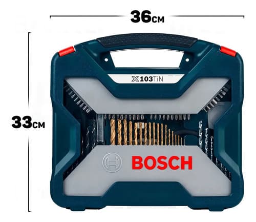 Juego De Herramientas Bosch X-line De 103 Piezas