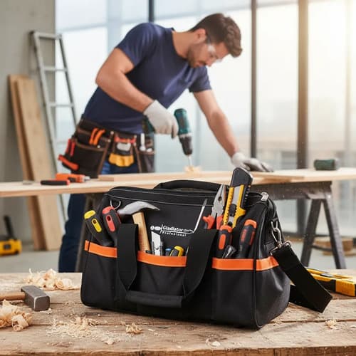 Bolso Cerrado 40x22x29 - 5kg Gladiator Pro - Btc820 Negro