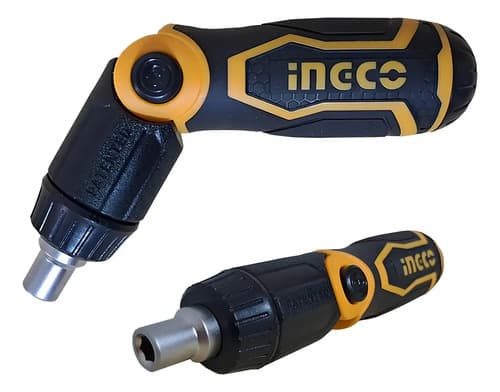 Destornillador 13 En1 Articulable Con Crique Ingco Akisd1208
