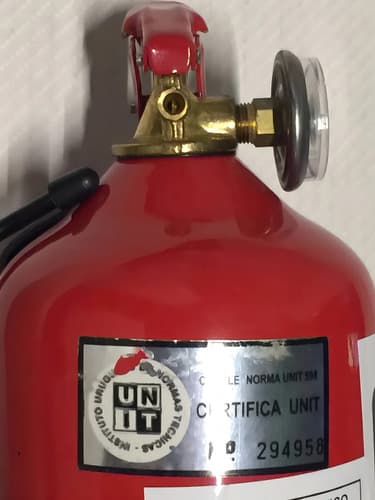 Extinguidor Bomberito Reglamentario C/ Soporte 1 Kg. Auto