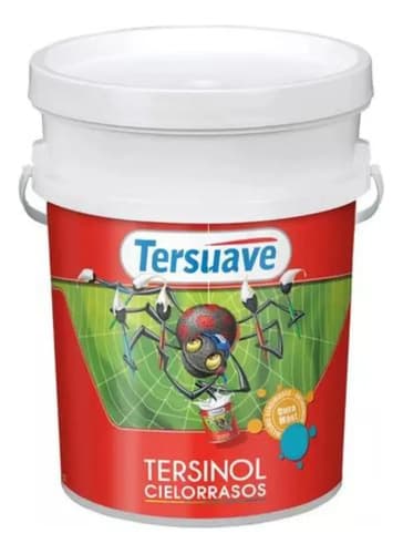 Latex Tersinol Cielorrasos Mate Tersuave 10l Color Blanco