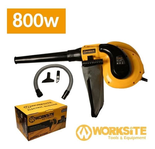 Sopladora Aspiradora Electrica Worksite 800w 13000rpm