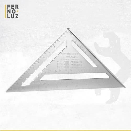 Escuadra De Aluminio Truper 12¨ Ideal Yesero Et-12a - Fc