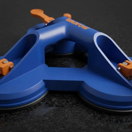 Ventosa Triple Wadfow Para Vidrio Y Metal De 75 Kg