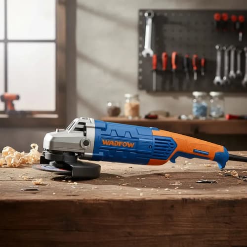 Amoladora Angular 7 1800w Wadfow Wag851801 - Smf Color Azul