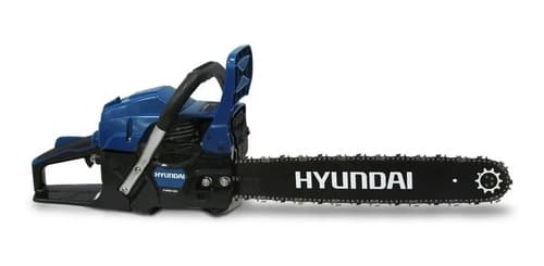 Motosierra A Nafta Hyundai 52cc Azul Rey Turbo 600 2.5hp