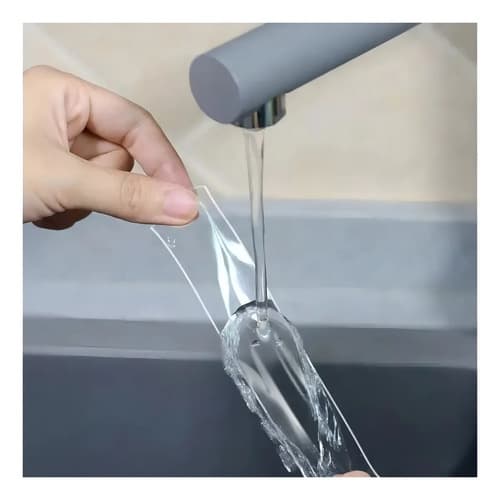 Cinta Adhesiva Doble Faz Transparente De 1 M Para Uso Multipropósito