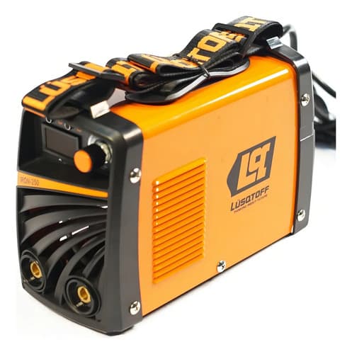 Soldadora Inverter Mma Inversor 180a Anti Stick Lusqtoff Color Naranja Frecuencia 50 Hz/60 Hz Naranja/negro