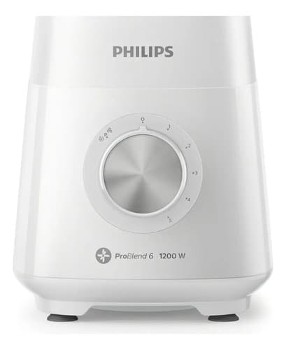 Licuadora Philips Hr2240/00 3 Litros 5 Velocidades Color Blanco
