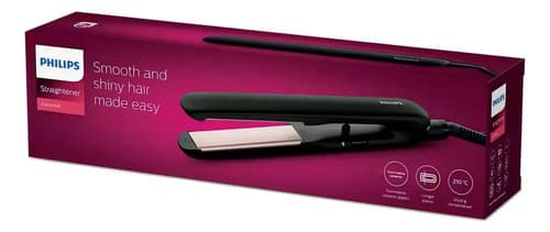 Plancha Para El Cabello Philips Hp8321 Placas Largas Negro
