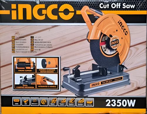 Tronzadora 3900rpm 14 Pulgadas 2400w Ingco Cos243558 Color Amarillo