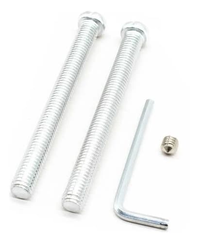 Manijon Metalico 2pz Para Puerta 30x2.5cm Lh-2560 Plateado