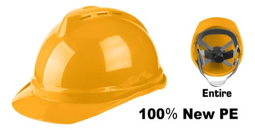 Casco Ingco Seguridad Amarillo Hsh201