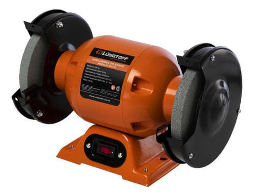 Amoladora De Banco 375 W Lusqtoff Color Naranja Frecuencia 50 Hz