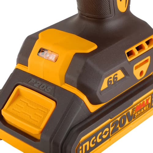 Atornillador Taladro Percutor 20v + 2 Baterías + Accesorios Naranja 0