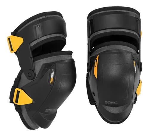 Rodilleras Protectoras Specialishigh Foamfit Toughbuilt, Color T, Negras, Talla Única Negro Único