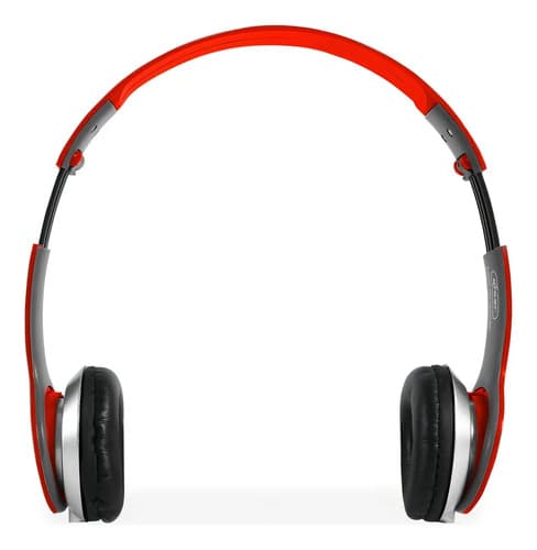 Auriculares Knup Kp-313 Rojo Con Cable Mini Jack Infantil Para Pc Y Consolas