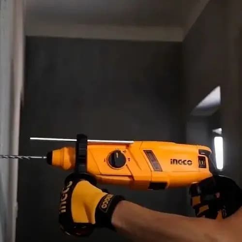 Rotomartillo Electrico Sds Plus 800w 1100rpm Maletin Ingco Color Naranja