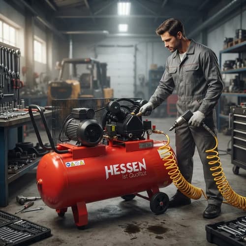 Compresor Hessen 350 Litros 7.5 Hp Trifasico