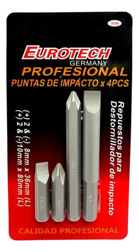 Puntas Destornillador Impacto - Plano Phillips | Acero S2